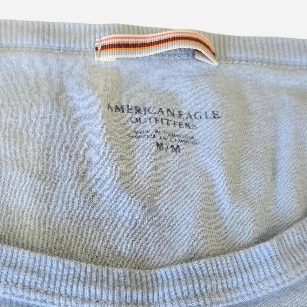 American Eagle Kid's blue T-shirts